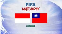 Jadwal Siaran Langsung Timnas Indonesia Vs Chinese Taipei di FIFA Matchday